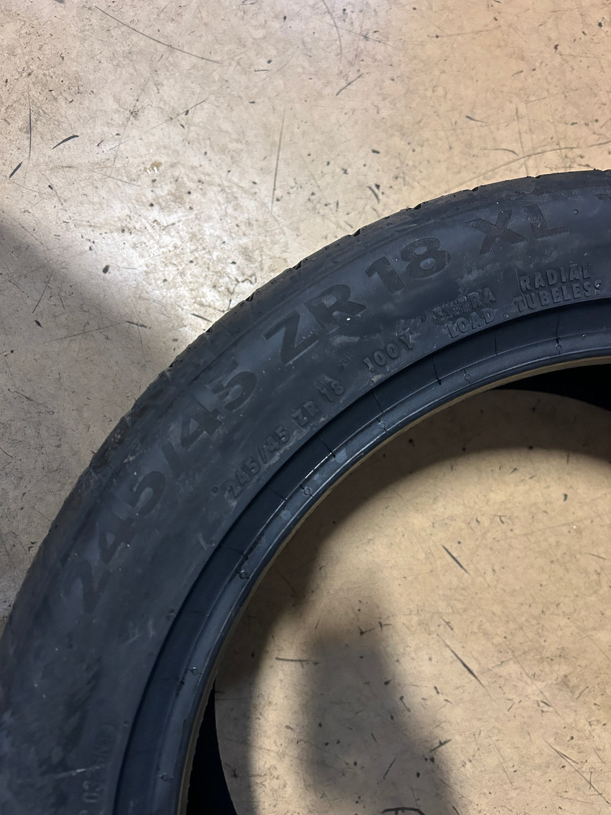CONTINENTAL SPORTCONTACT 7 (MO) BSW P 245 45 18 100Y XL UHP TIRE 03118190000