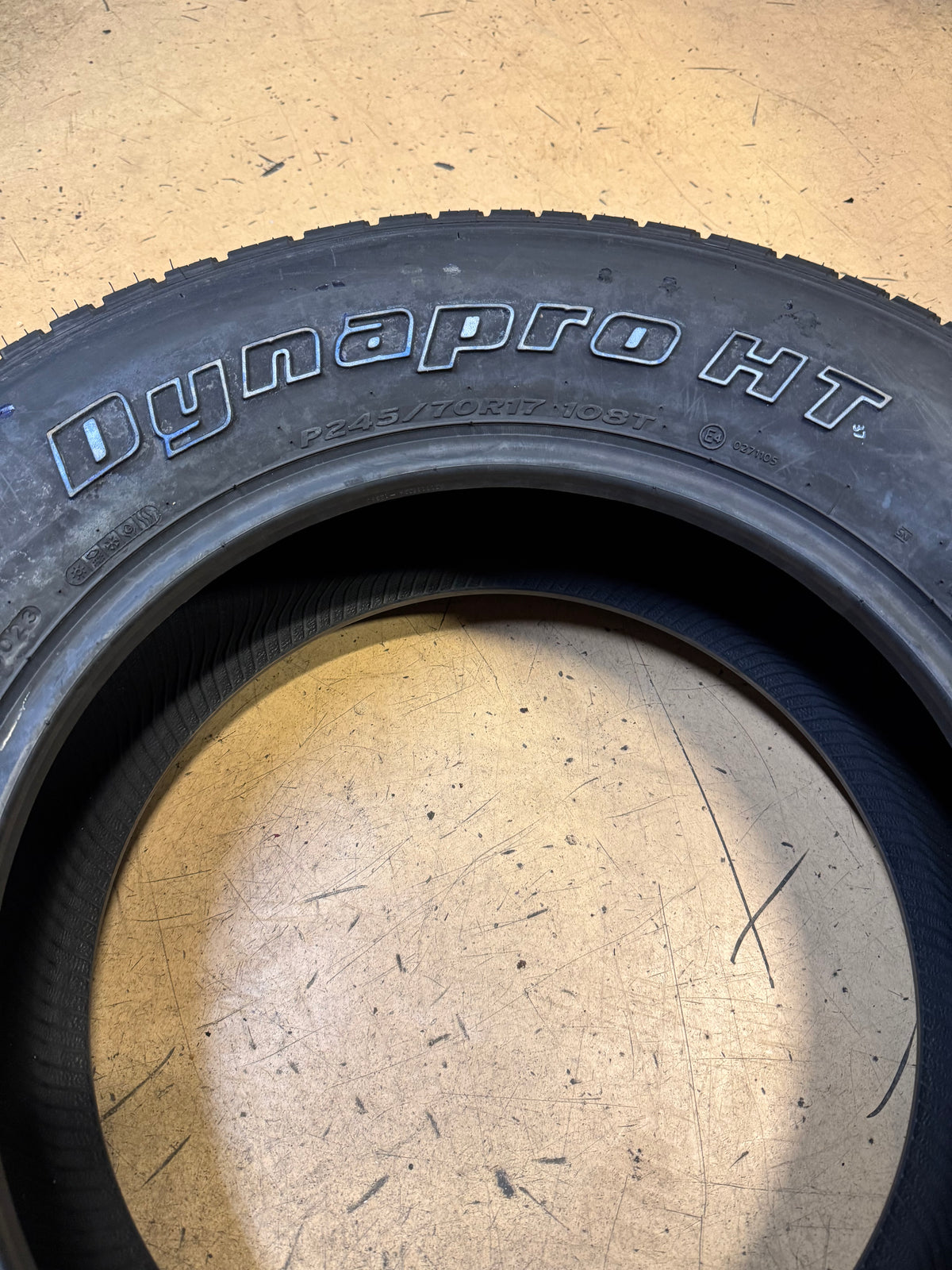 2 HANKOOK DYNAPRO HT OWL P 245 70 17 108T HIGHWAY TERRAIN TIRE 1011345