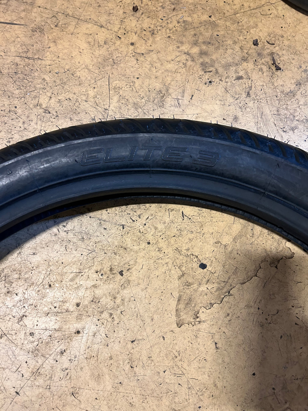 NOS DUNLOP ELITE 3 BSW 90 90 21 54H FRONT MOTORCYCLE TIRE 407922