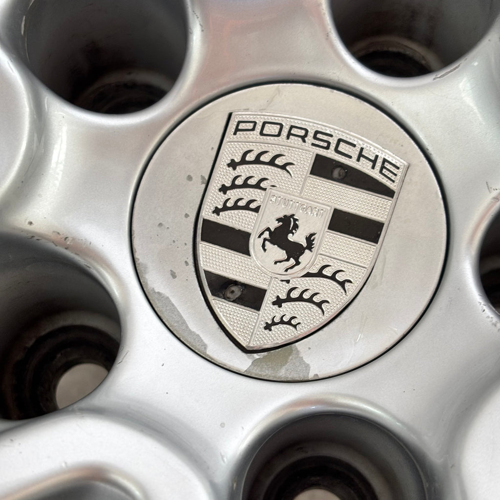 4 GENUINE PORSCHE MACAN 15-19 9X19 8X19 SILVER WHEEL SET 95B601025BN 95B601025BM