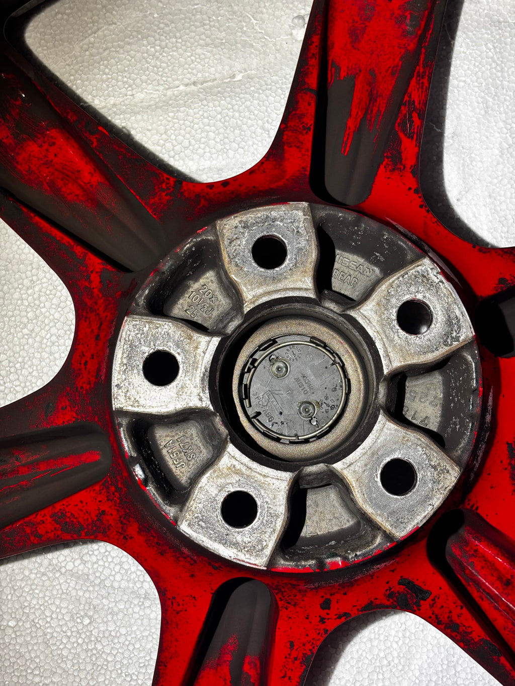 USED REPAINTED REAR NISSAN GTR GT-R R35 WHEEL 20X10.5 ET25 5X4.5