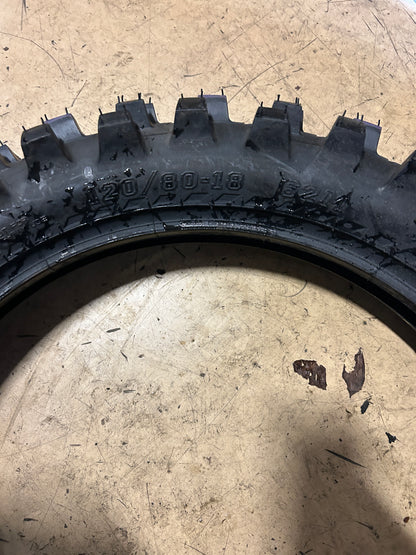 IRC M5B EVO SOFT TERRAIN BSW 120 80 18 62M REAR DIRT BIKE TIRE T10339