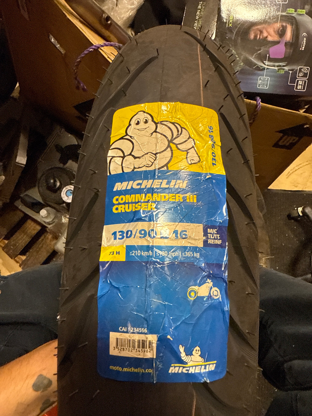 MICHELIN COMMANDER III CRUISER BSW 130 90 16 73H REAR MOTORCYCLE TIRE 37184