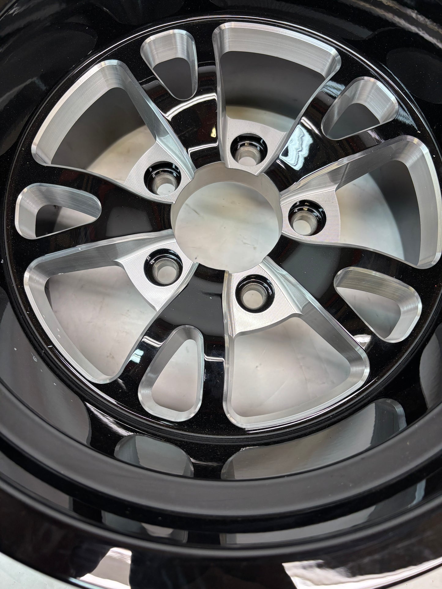 VISION 149 PATRIOT GLOSS BLACK MILLED WHEEL 15X10 5X4.75 ET -25 149-5161B-25