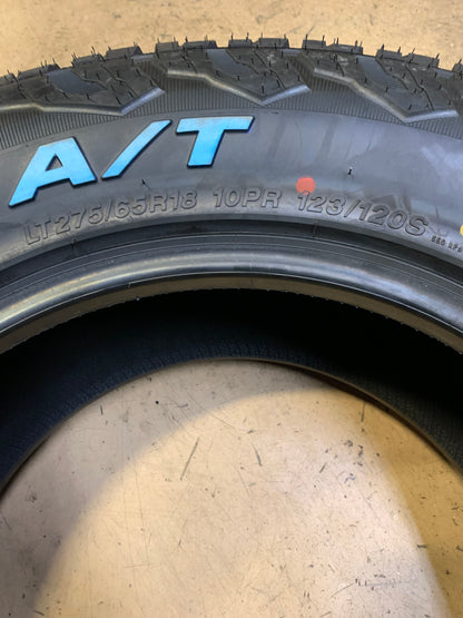 LANCASTER LS-37 A/T RWL LT 275 65 18 123/120S 10 PLY ALL TERRAIN TIRE LC1130