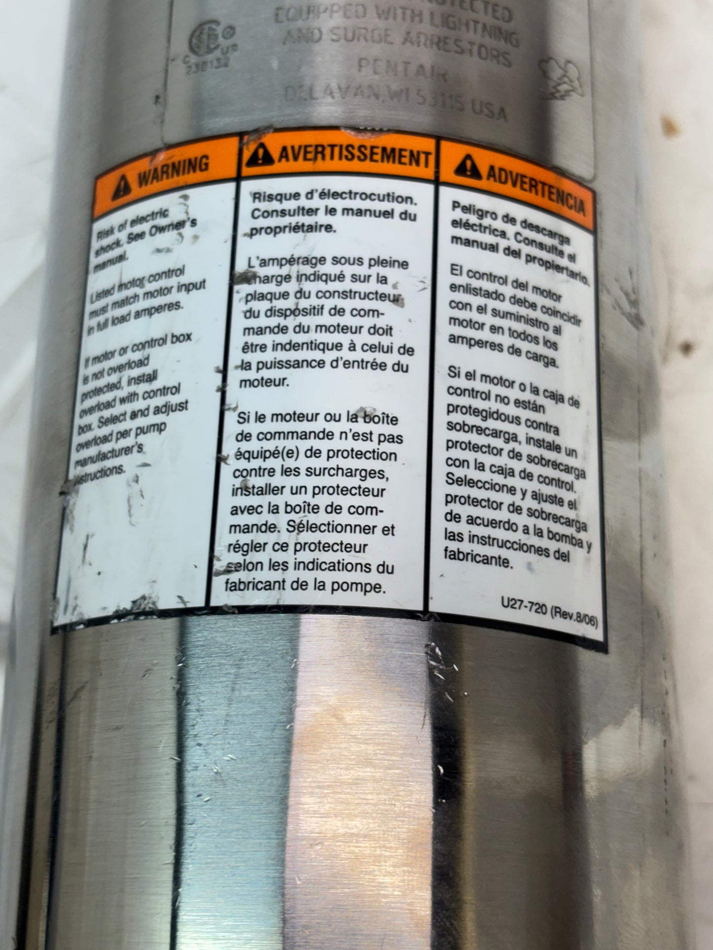 FLOTEC 3-WIRE SUBMERSIBLE WELL PUMP, FP3222-13, 4 IN