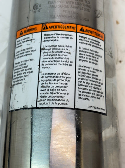 FLOTEC 3-WIRE SUBMERSIBLE WELL PUMP, FP3222-13, 4 IN