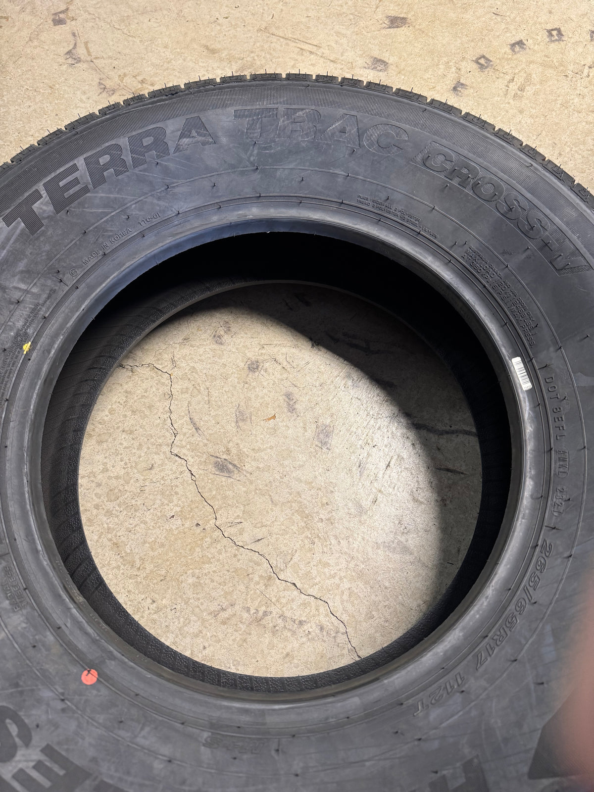 NOS HERCULES TERRA TRAC CROSS-V BSW P 265 65 17 112T ALL SEASON TIRE 88342