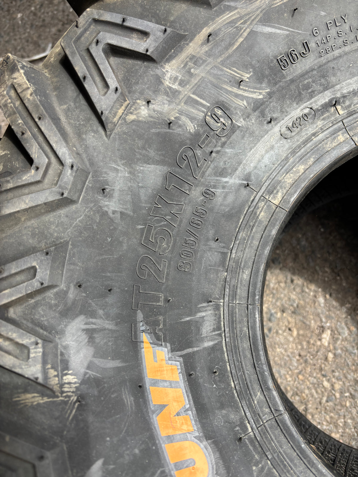 SUNF POWER A033 BSW AT 25 12 9 56J 6PLY ATV/UTV TIRE 251209