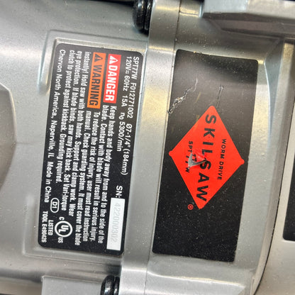 SKILSAW SPT77W-01 15-AMP 7-1/4-INCH ALUMINUM WORM DRIVE CIRCULAR SAW