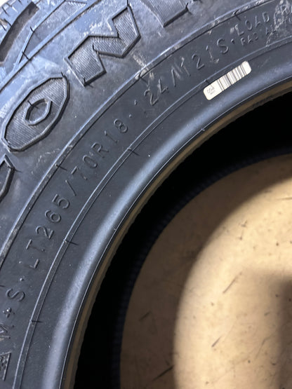 MILESTAR PATAGONIA A/T PRO LT 265 70 18 124/121S 10PLY ALL TERRAIN TIRE 22815009