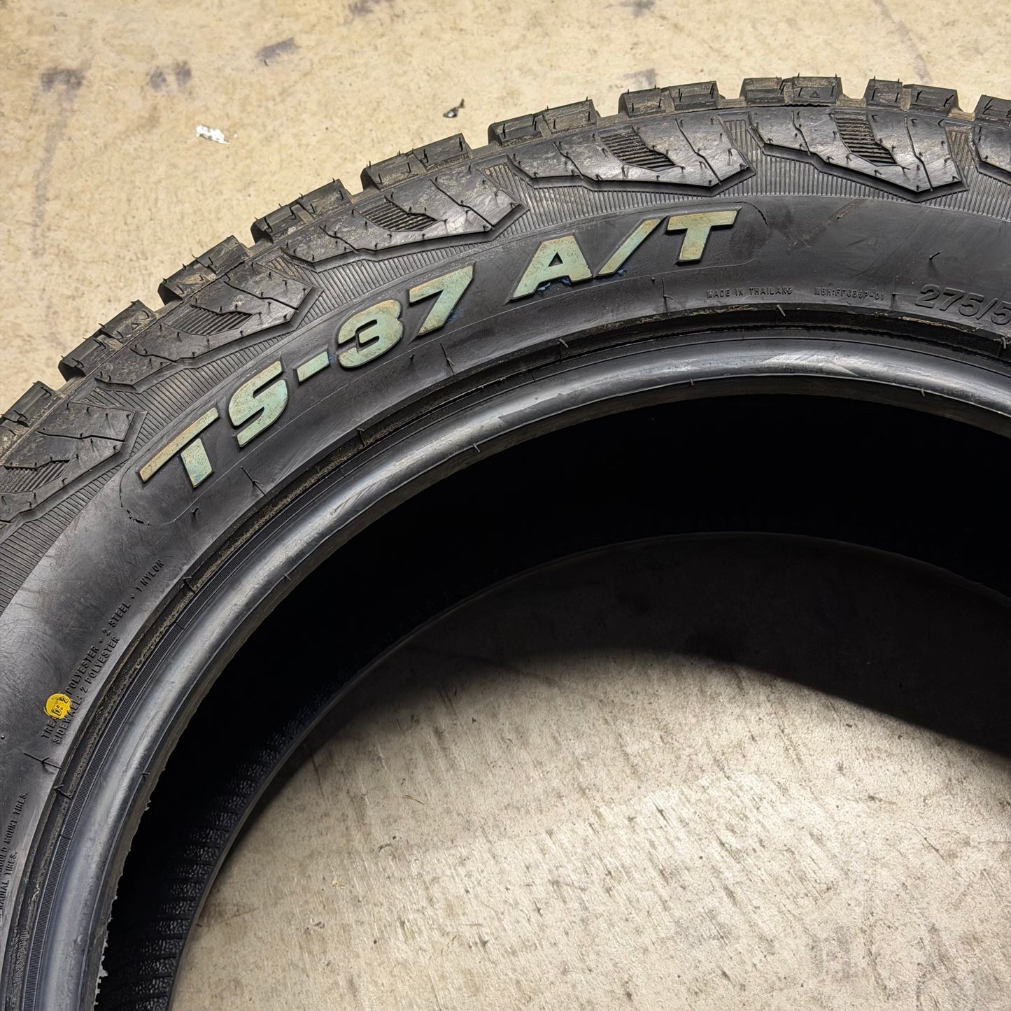 NOS TBB TIRES TS-37 A/T OWL BSW  P 275/55R20 117H XL ALL TERRAIN TIRE FFJB6PA