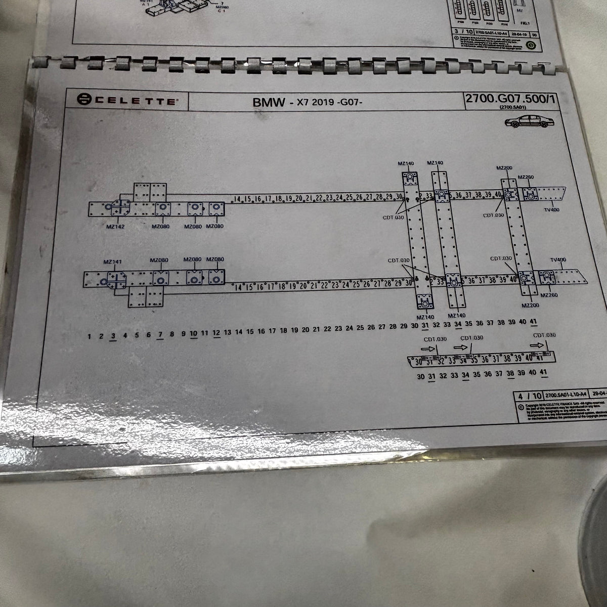 CELETTE CAR LIFE SOLUTIONS BMW X7 (G07) JIGS 2700.G07.500/1