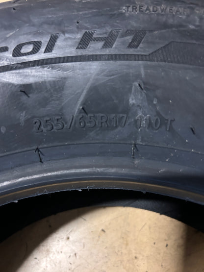 BFGOODRICH ADVANTAGE CONTROL HT BSW P 255 65 17 110T HIGHWAY TIRE 77143