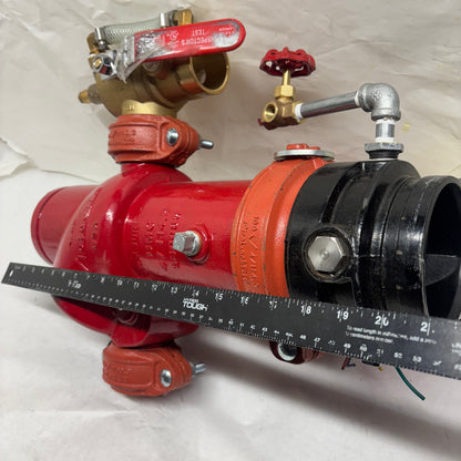 VICTAULIC S040UMC101 4" MANIFOLD CHECK ASSY. LEFT HAND W/ CONTROL VALVE/HOSE GXG UNIVERSAL
