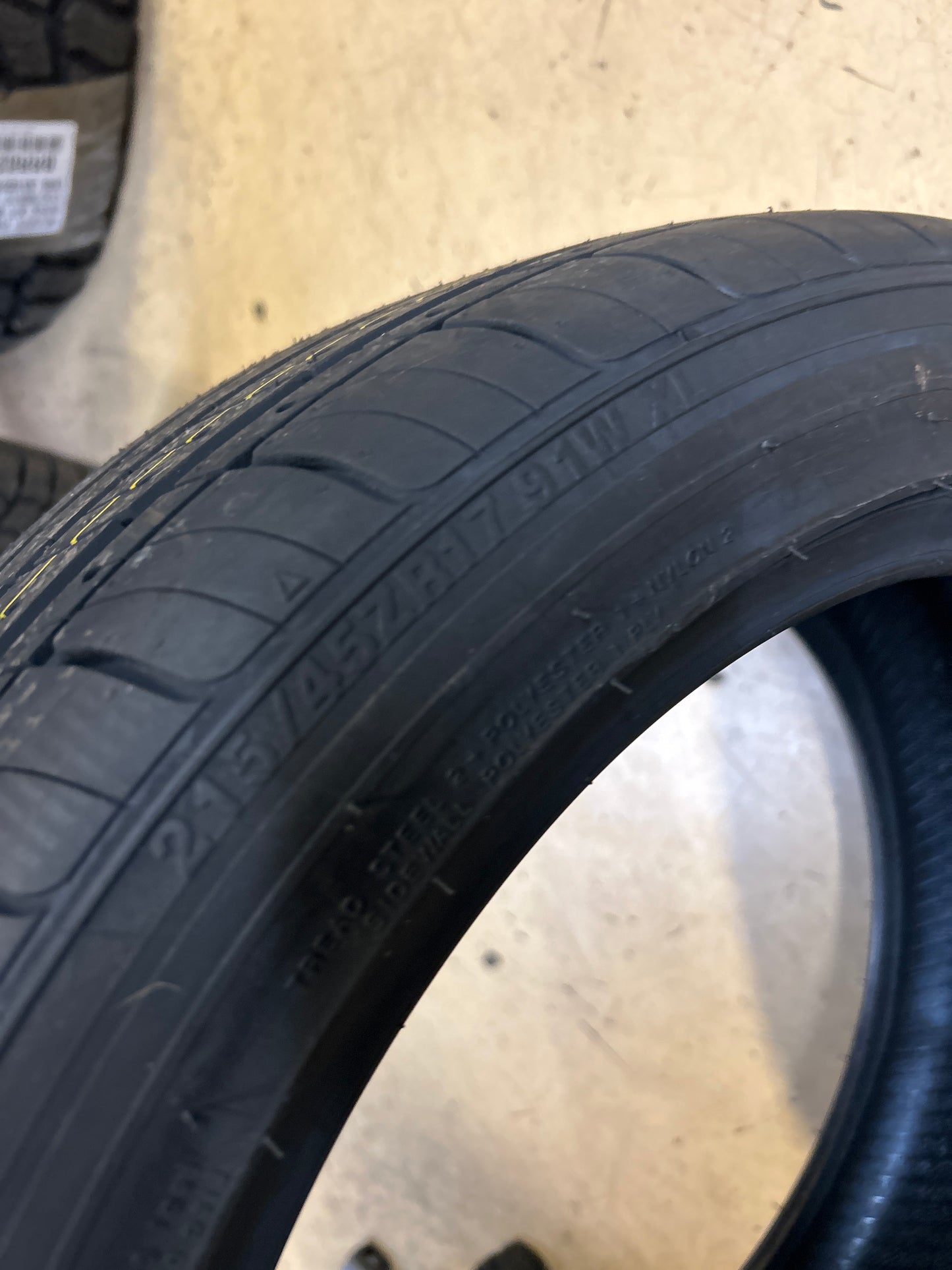 KUMHO ECSTA LX PLATINUM BSW P 215 45 17 91W XL ALL SEASON TIRE 2127243