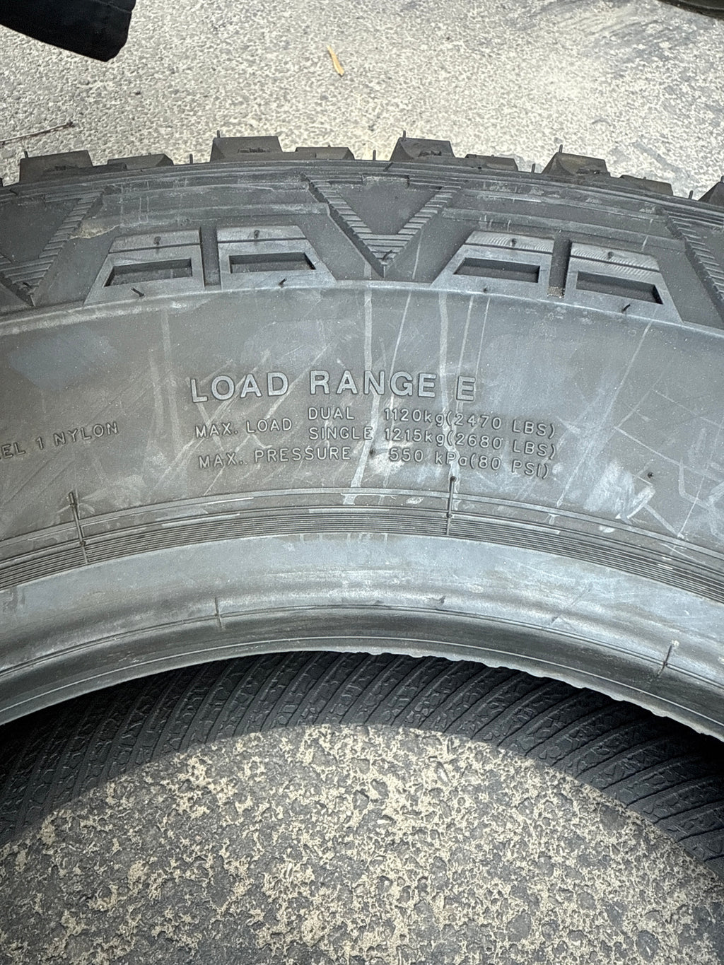 NOS WILD TRAIL CTX LT 225 75 16 115/112Q LRE 10PLY ALL TERRAIN TIRE WCX26