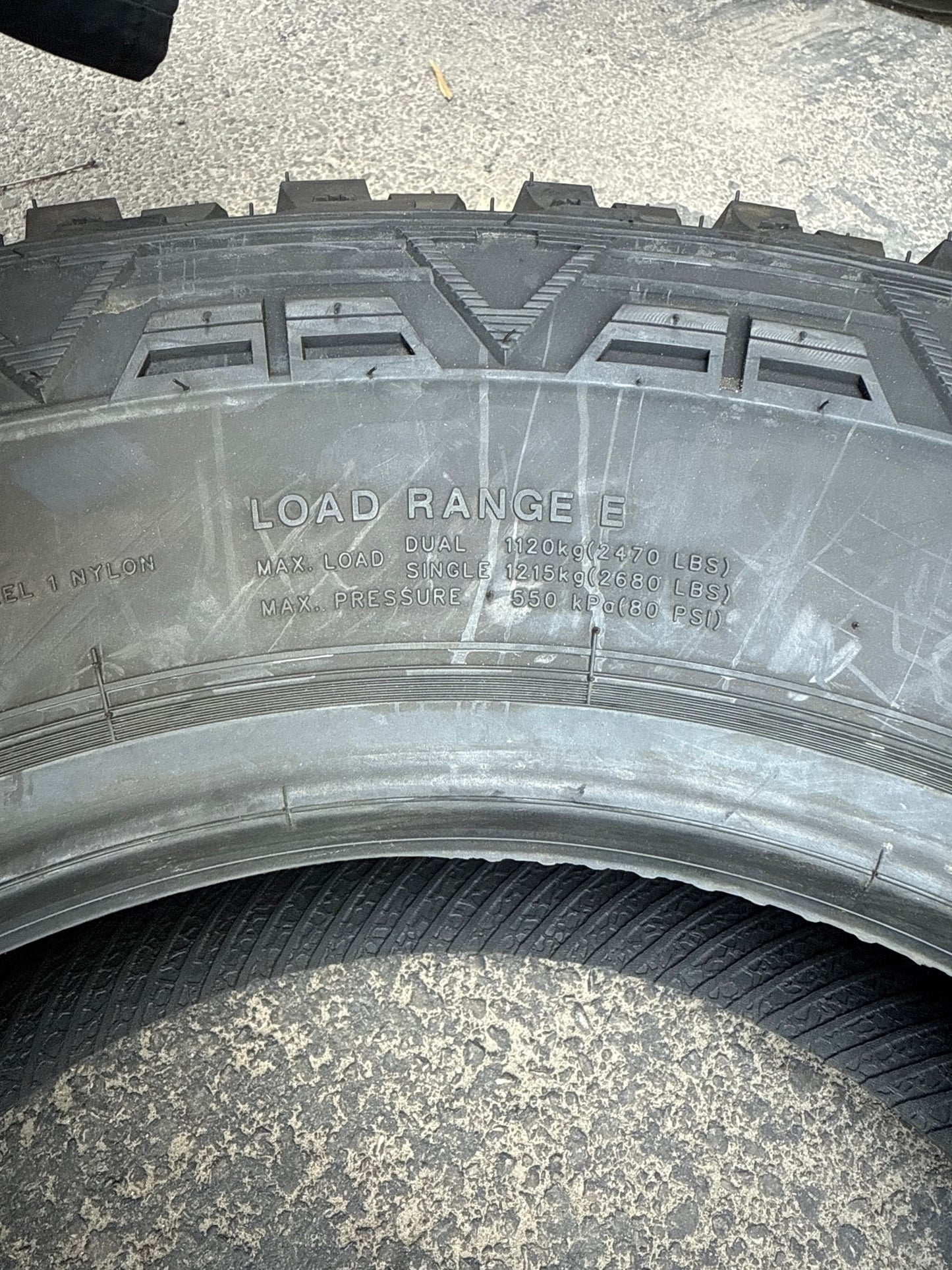 NOS WILD TRAIL CTX LT 225 75 16 115/112Q LRE 10PLY ALL TERRAIN TIRE WCX26