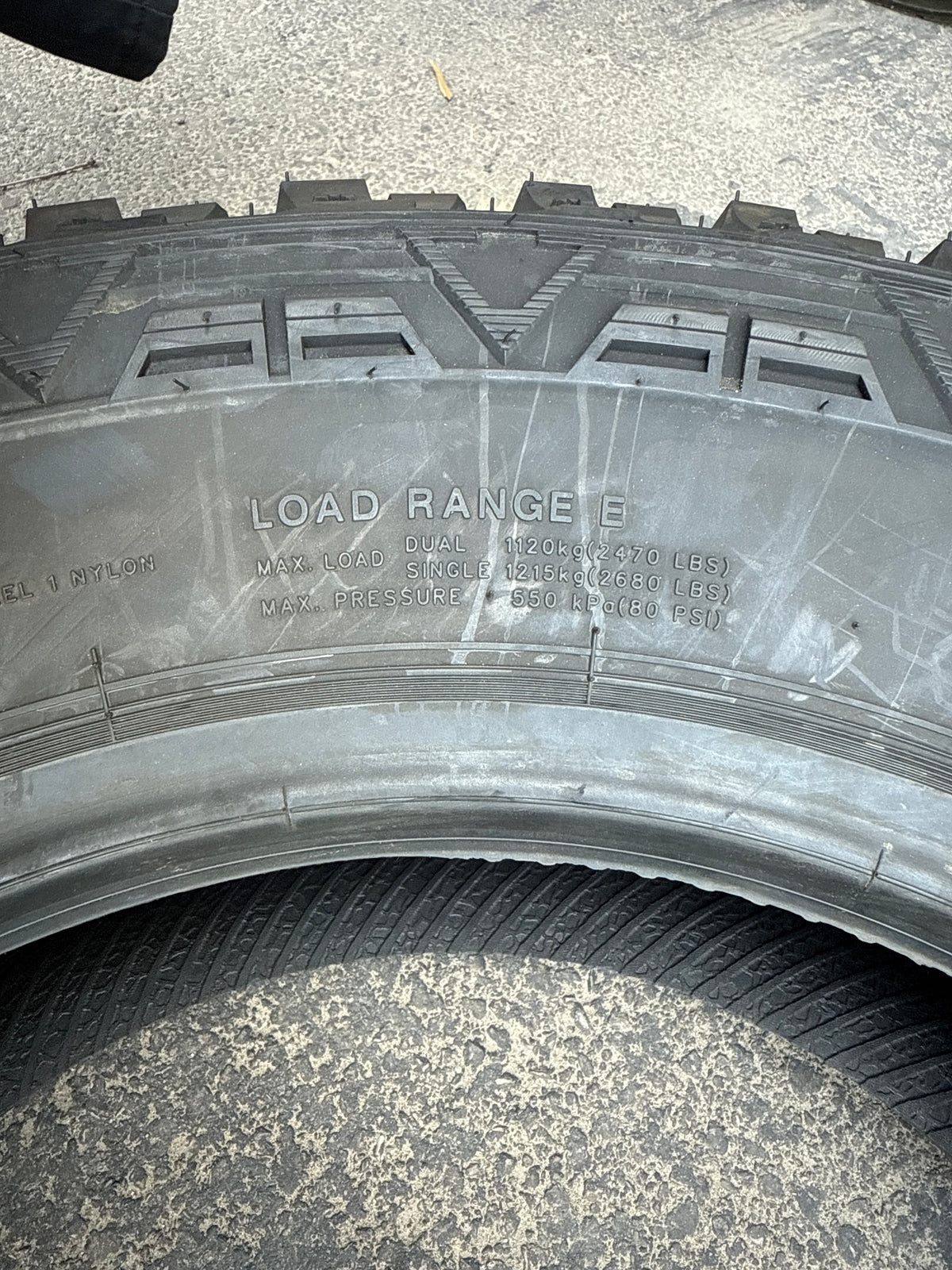 NOS WILD TRAIL CTX LT 225 75 16 115/112Q LRE 10PLY ALL TERRAIN TIRE WCX26