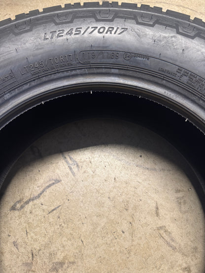 NOS IRONMAN ALL COUNTRY AT2 BSW LT 245 70 17 119/116S 10PLY ALL TERRAIN TIRE 7670