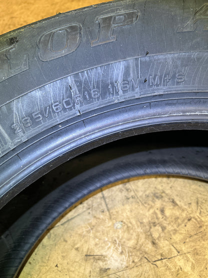 DUNLOP GRANDTREK AT23 BSW P 285 60 18 116V ALL SEASON TIRE 57000250