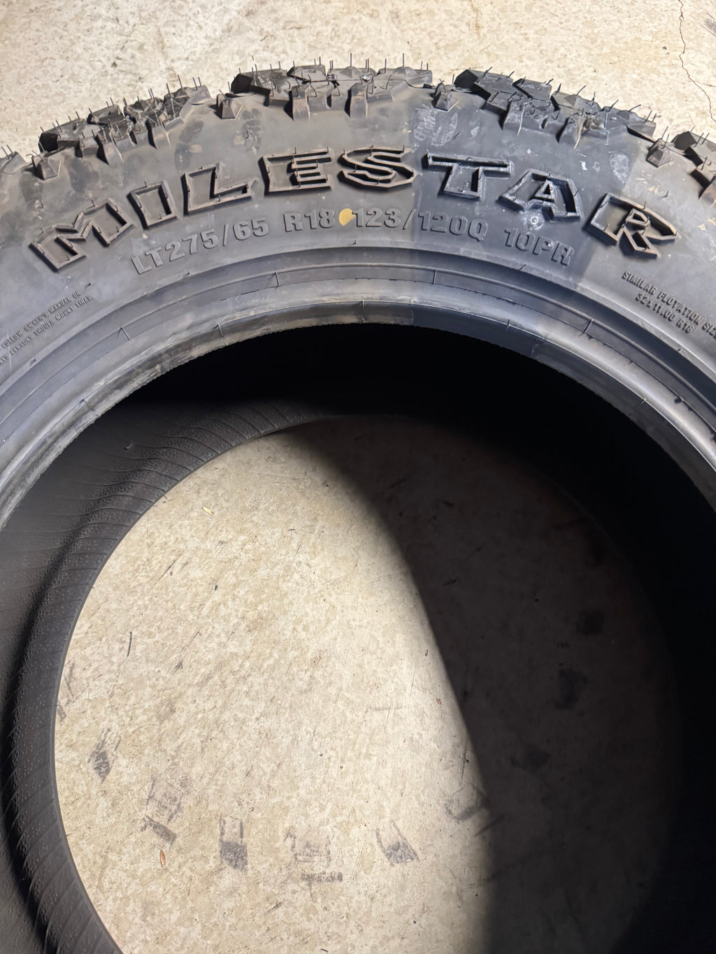 2 NOS MILESTAR PATAGONIA M/T BSW LT 275 65 18 123/120Q 10PLY MUD TERRAIN TIRE 22772501