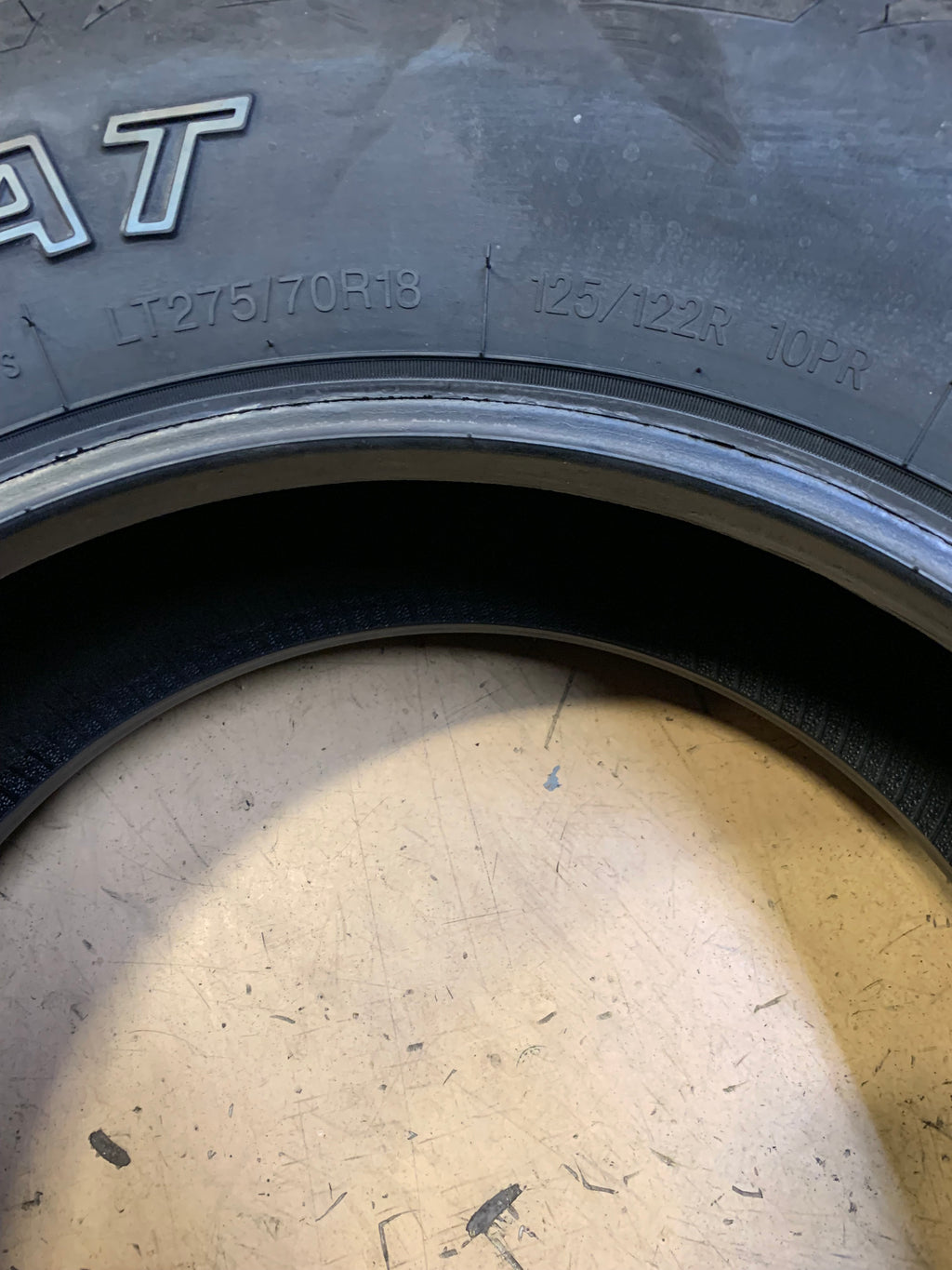 SUMMIT TRAIL CLIMBER AT OWL LT 275 70 18 125/122R 10 PLY ALL TERRAIN TIRE 261822