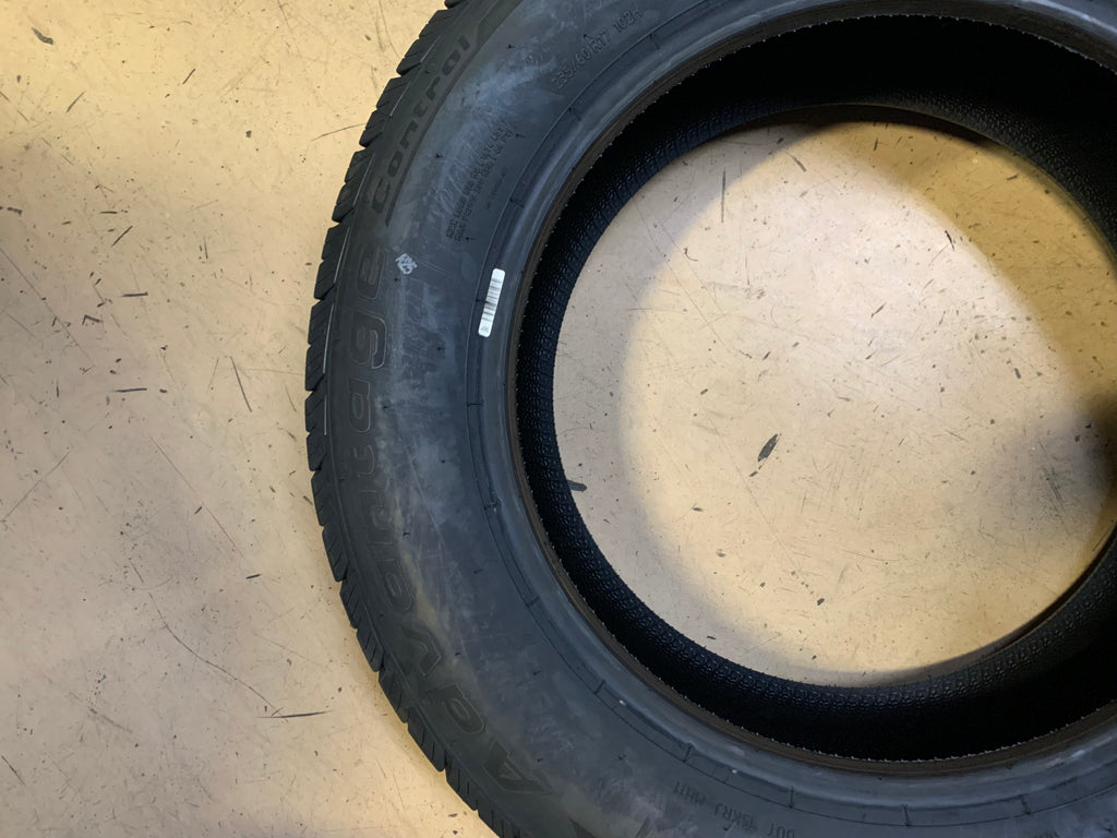 2 BFGOODRICH ADVANTAGE CONTROL BSW P 235 60 17 102H ALL SEASON TIRE 02478