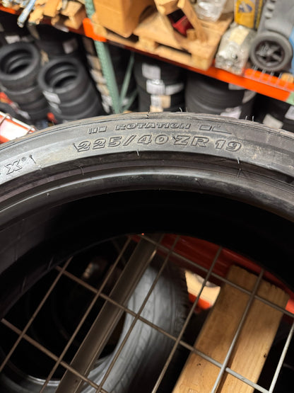 2 NOS MICHELIN PILOT SPORT BSW P 225 40 19 UHP TIRE 0077216