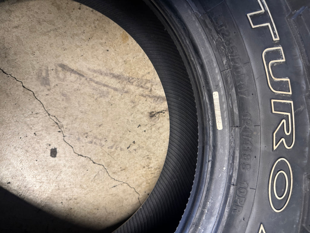 NOS GT RADIAL ADVENTURO ATX OWL LT 285 70 17 121/118S 10PLY ALL TERRAIN TIRE AS158