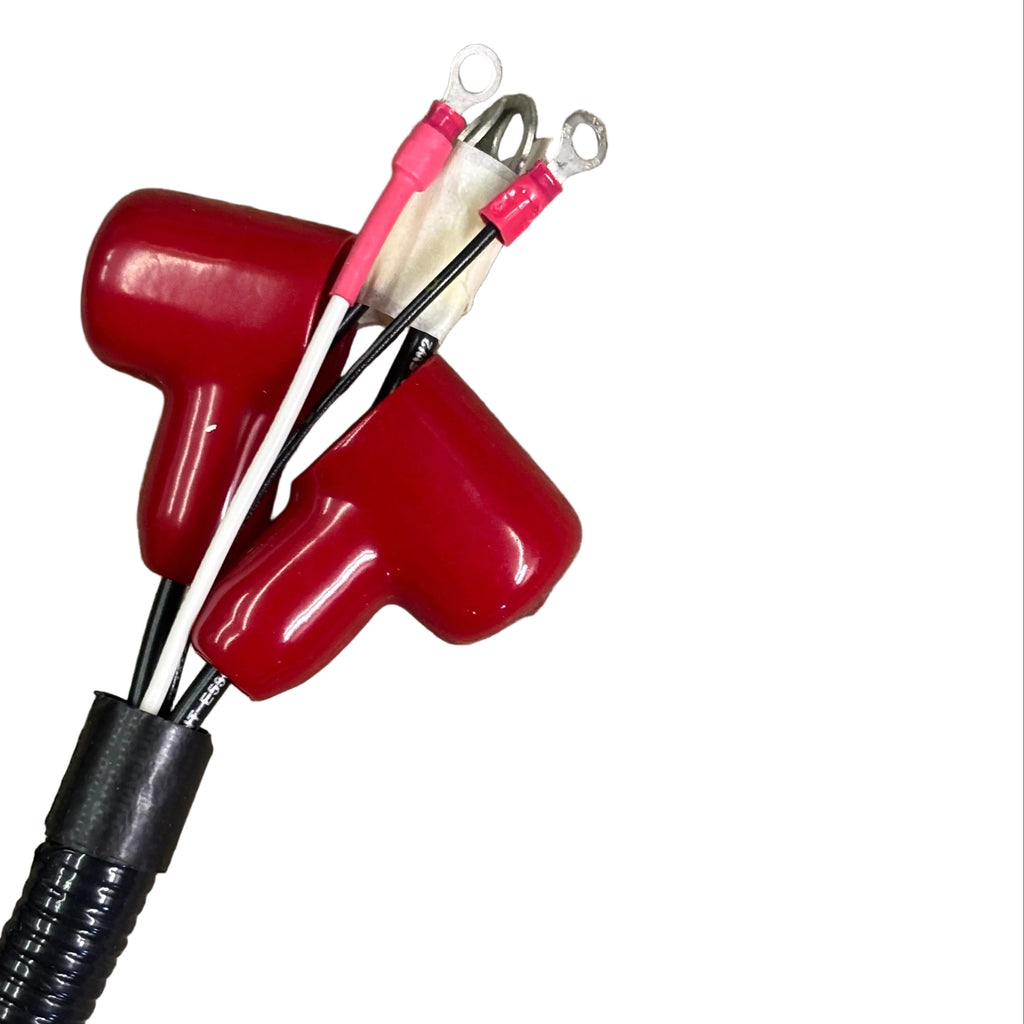 HEAVY DUTY WIRING HARNESS W/ MULTI-PIN CONNECTORS & HEAT SHIELDING