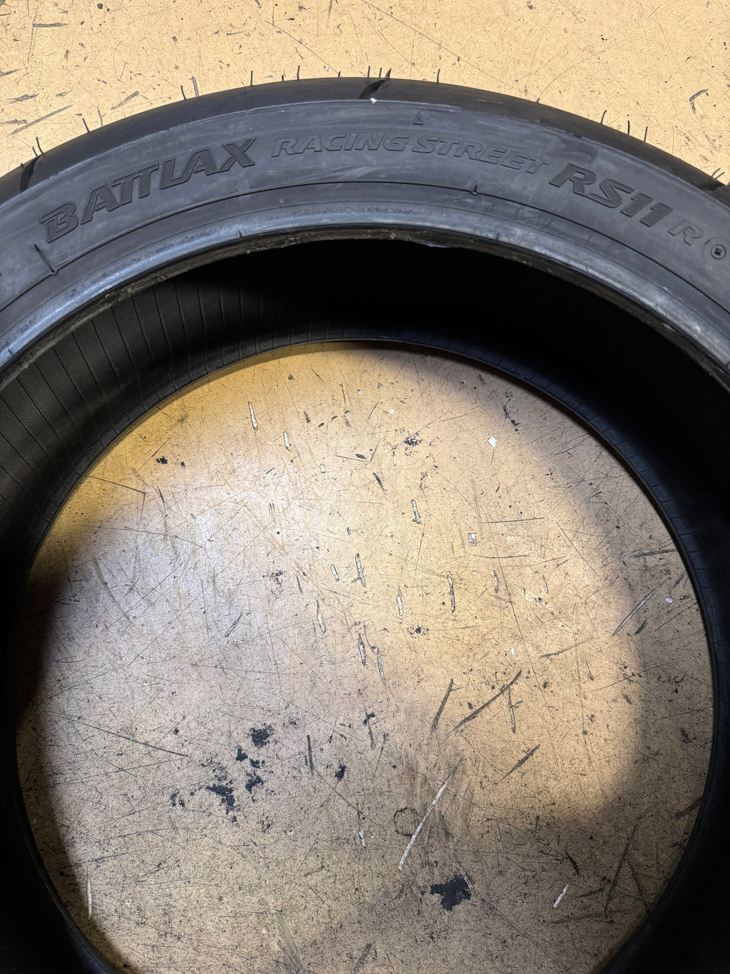 BRIDGESTONE BATTLAX RACING STREET RS11R BSW 190 55 17 75W TIRE 11665