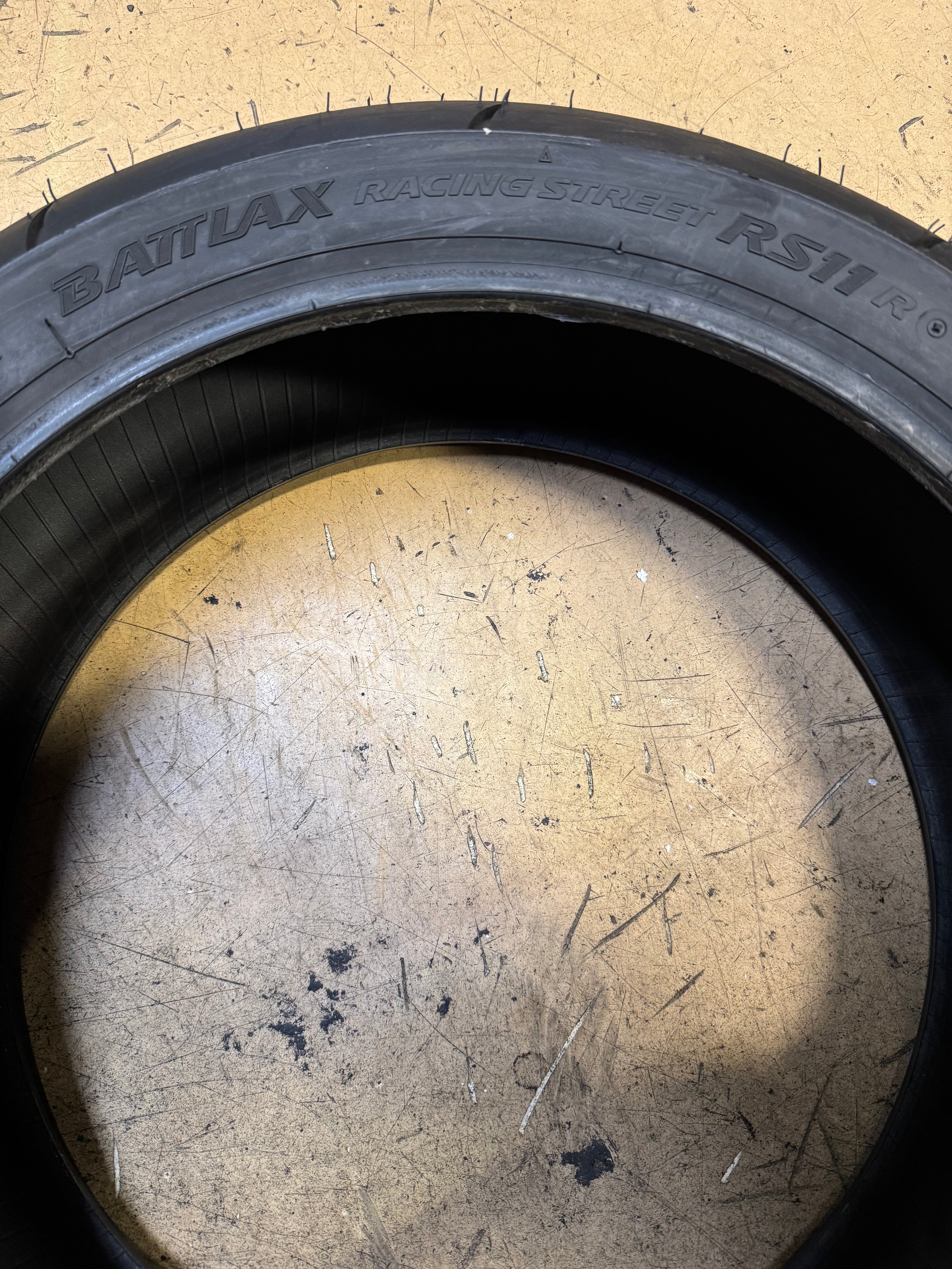 BRIDGESTONE BATTLAX RACING STREET RS11R BSW 190 55 17 75W TIRE 11665