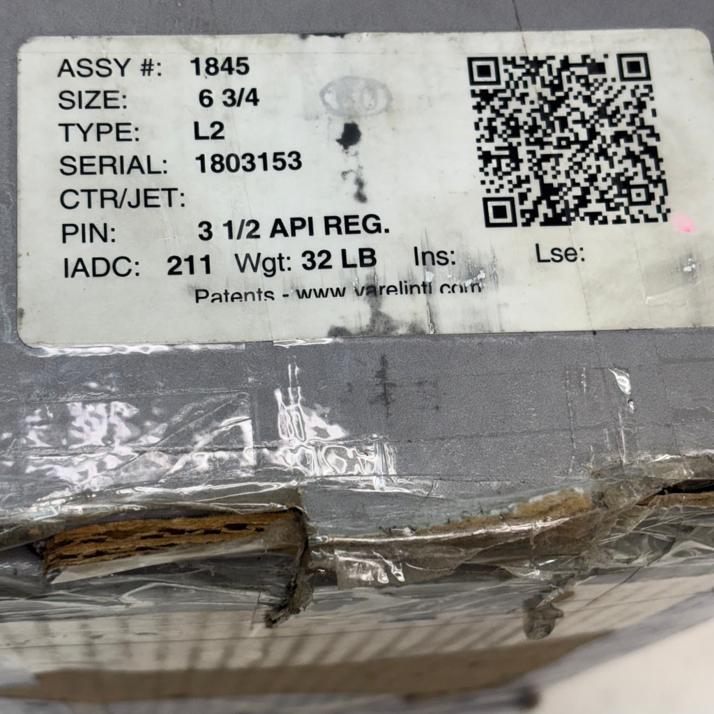 VAREL INDUSTRIES WORKOVER BIT 6-3/4" L2 TYPE 1845