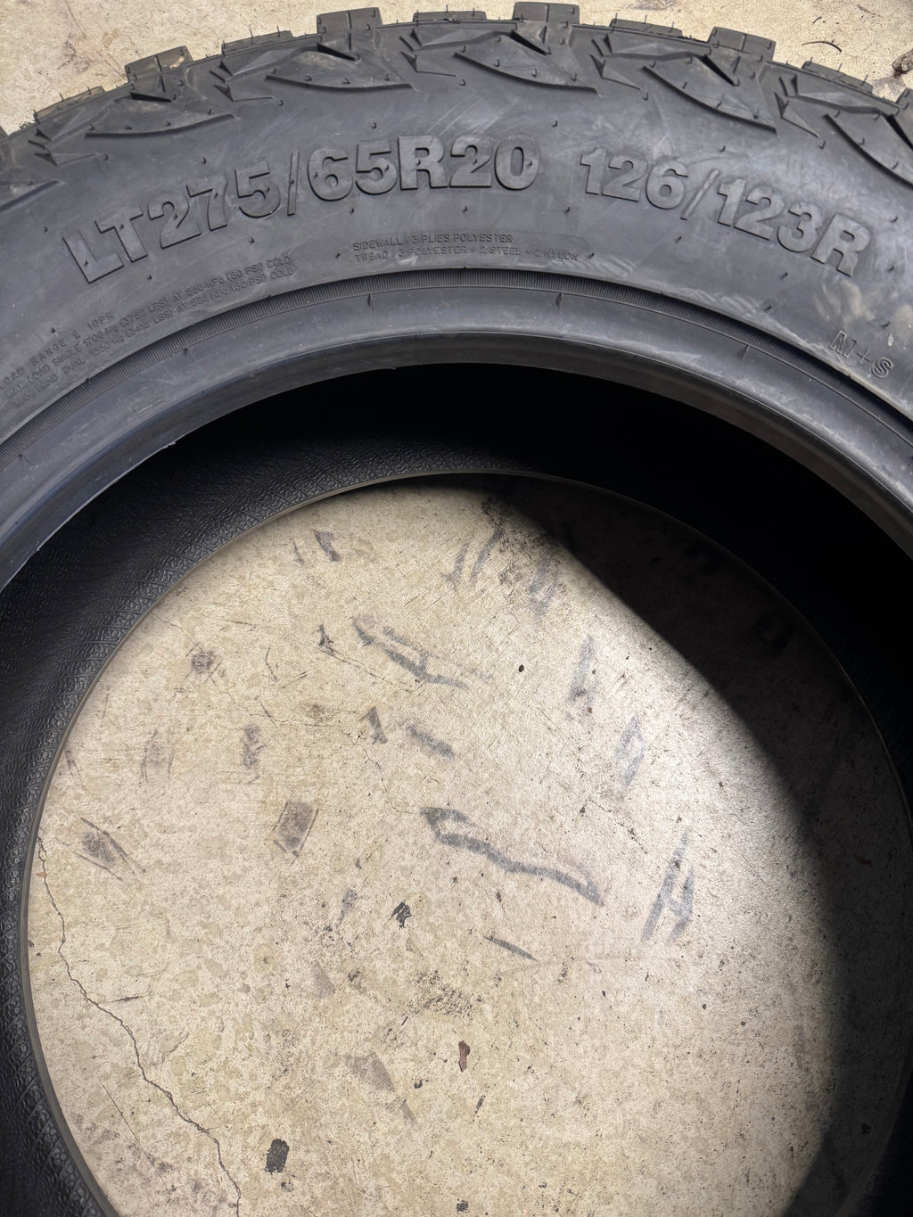 PREDATOR NEW MUTANT X-RT BSW LT 275 65 20 126/123R 10PLY ALL TERRAIN TIRE PRXRT35