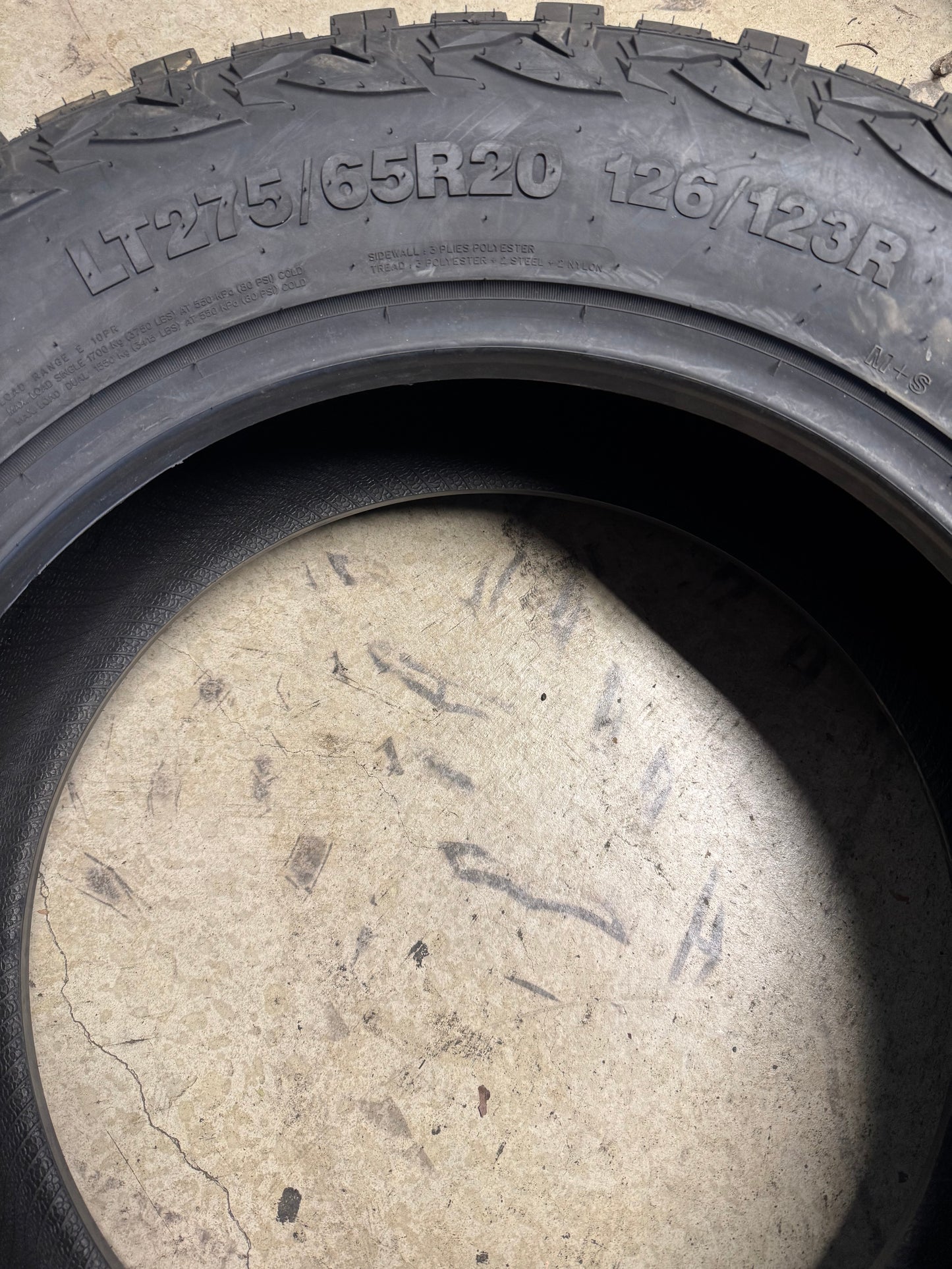 PREDATOR NEW MUTANT X-RT BSW LT 275 65 20 126/123R 10PLY ALL TERRAIN TIRE PRXRT35