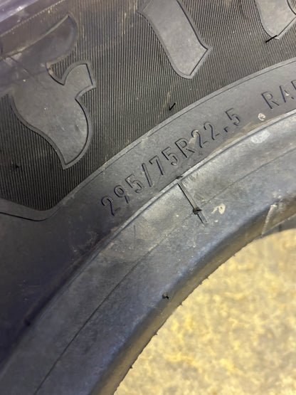 FIRESTONE FS591 BSW  295 75 22.5 144/141L 14PLY STEER TIRE 233738