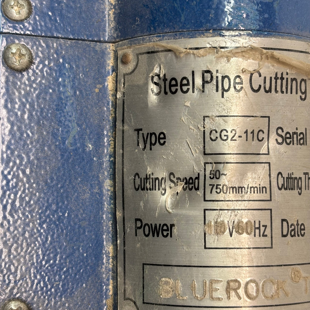 USED TECHTONGDA STEEL PIPE CUTTING MACHINE CG2-11C