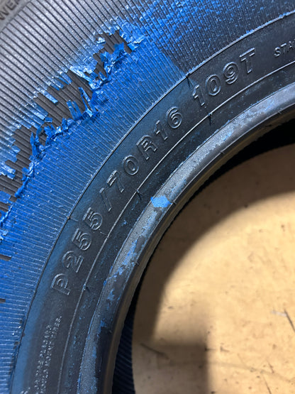 YOKOHAMA GEOLANDAR H/T G056 OWL P 255 70 16 109T SL HIGHWAY TIRE 110105615