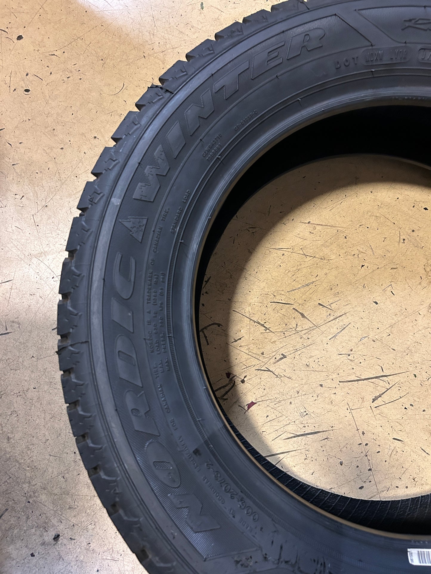 2 NOS GOODYEAR NORDIC WINTER BSW P 205 60 16 92S WINTER TIRE 169646354