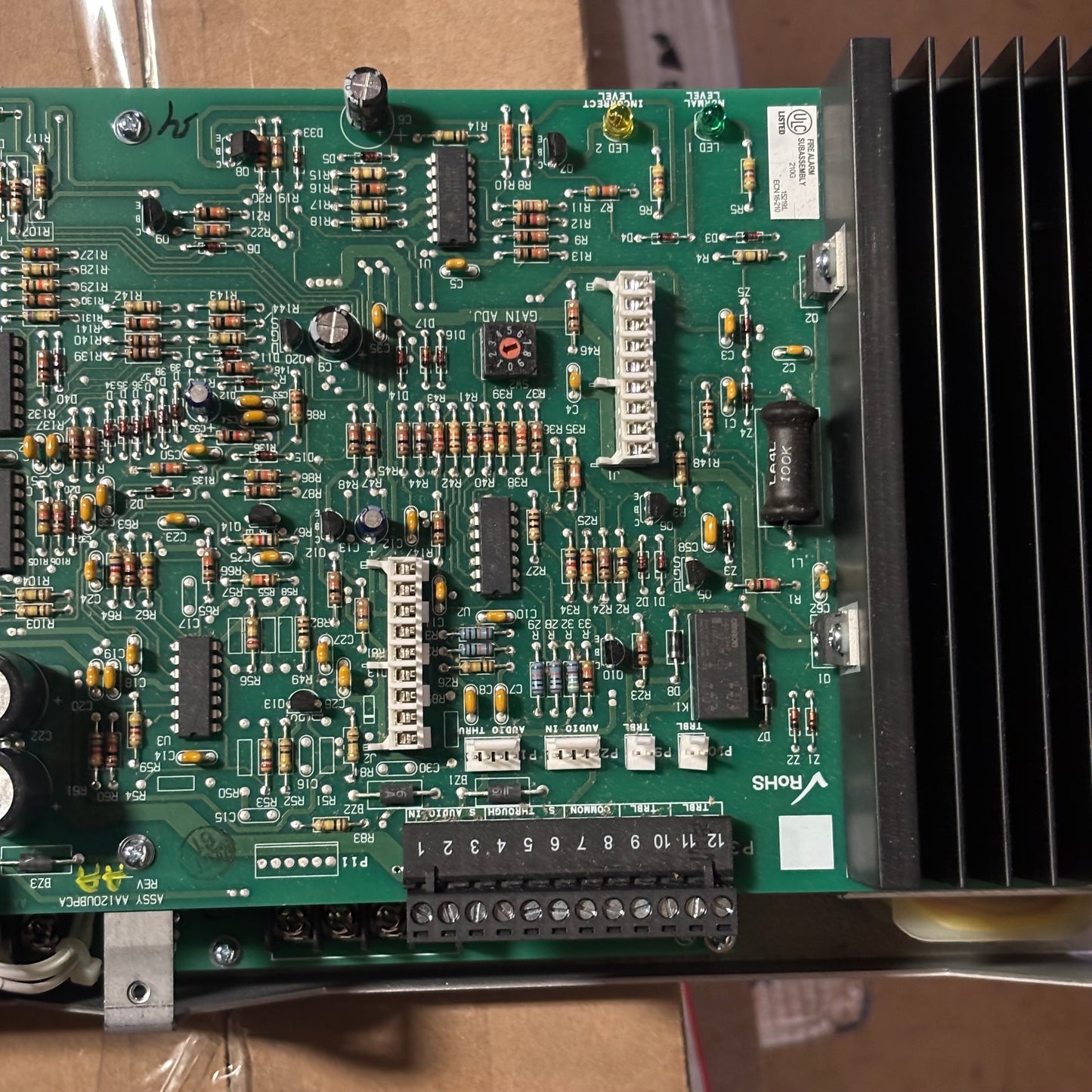 HONEYWELL AA-100 100 WATT AUDIO AMPLIFIER
