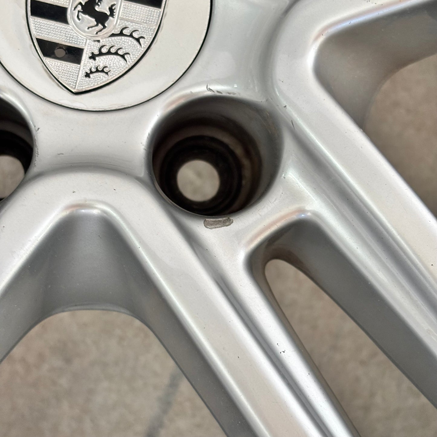 4 GENUINE PORSCHE MACAN 15-19 9X19 8X19 SILVER WHEEL SET 95B601025BN 95B601025BM