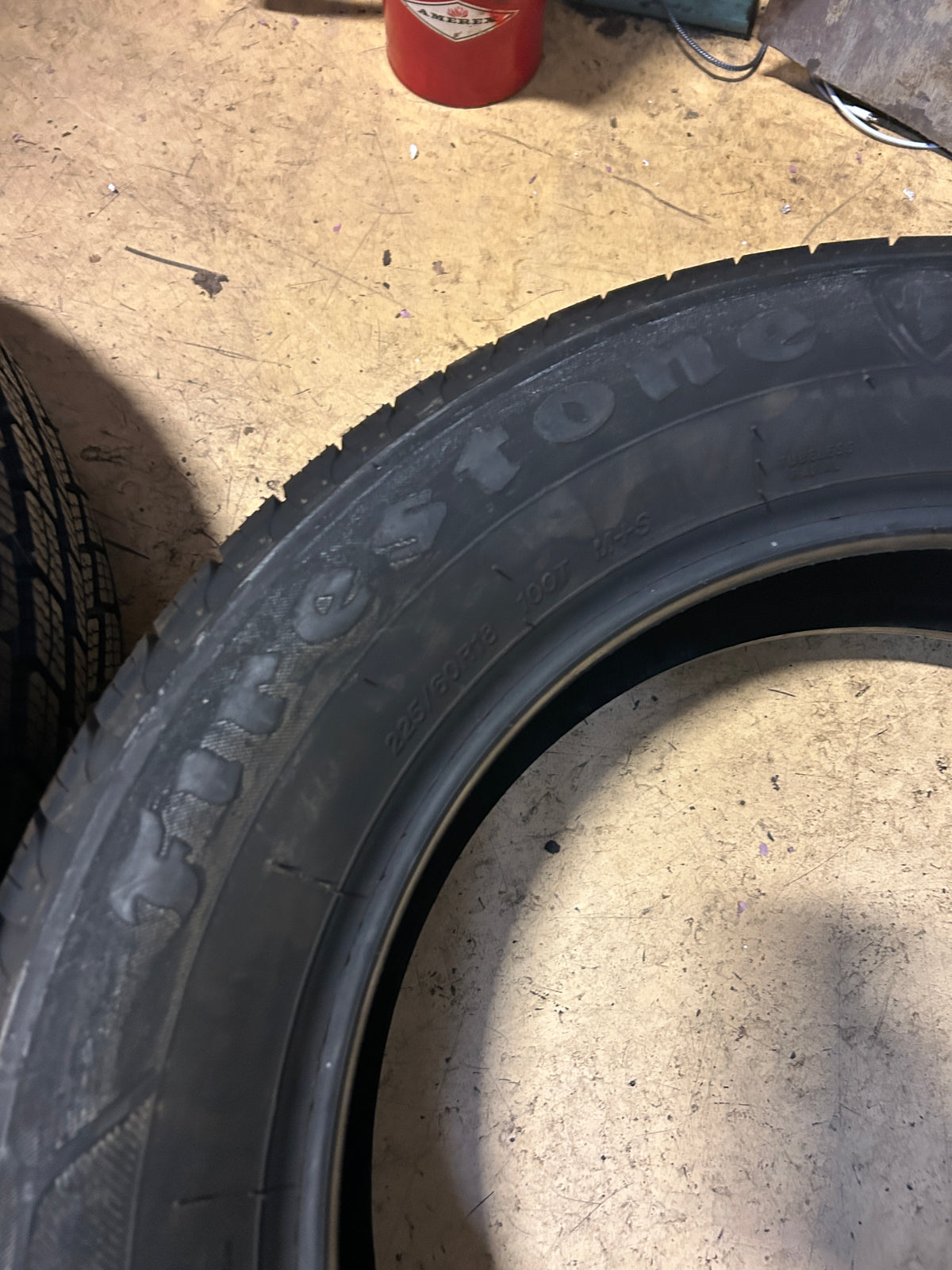 2 NOS FIRESTONE ALL SEASON BSW P 225 60 18 100T ALL SEASON TIRE 004060