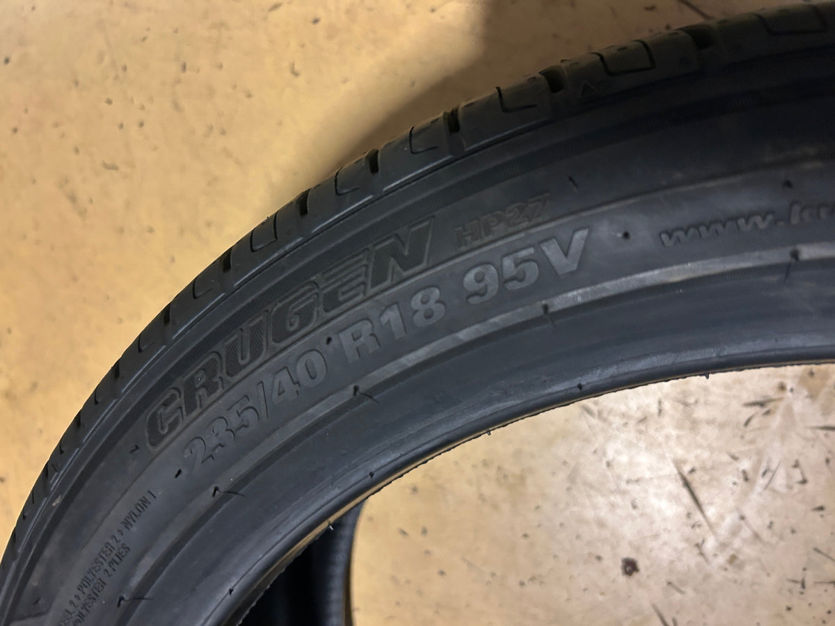 KUMHO CRUGEN HP27 BSW P 235 40 18 95V  ALL SEASON TIRE 2391503
