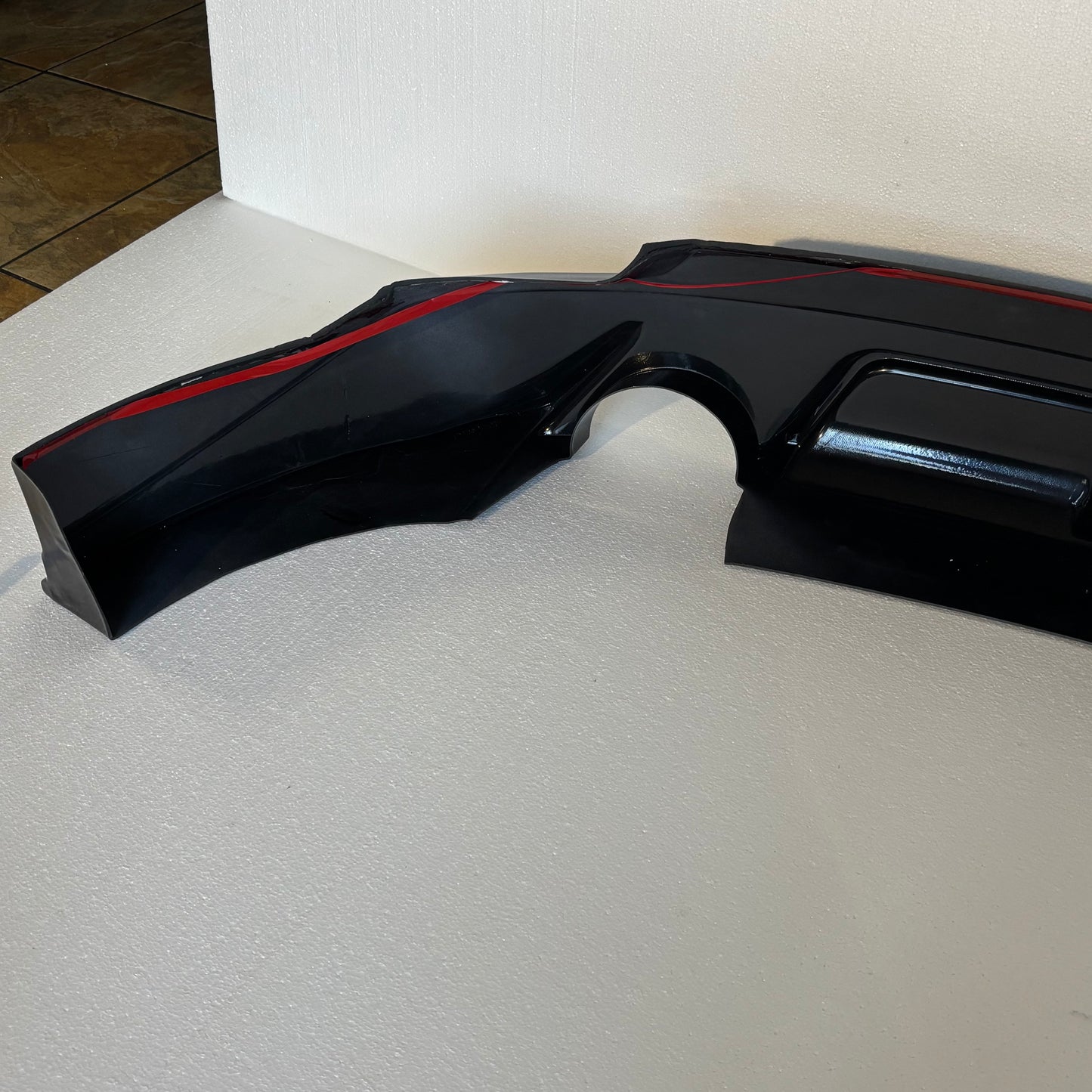 FRONT AND REAR LIP FOR MAZDA CX-5 22-24 GLOSS BLACK