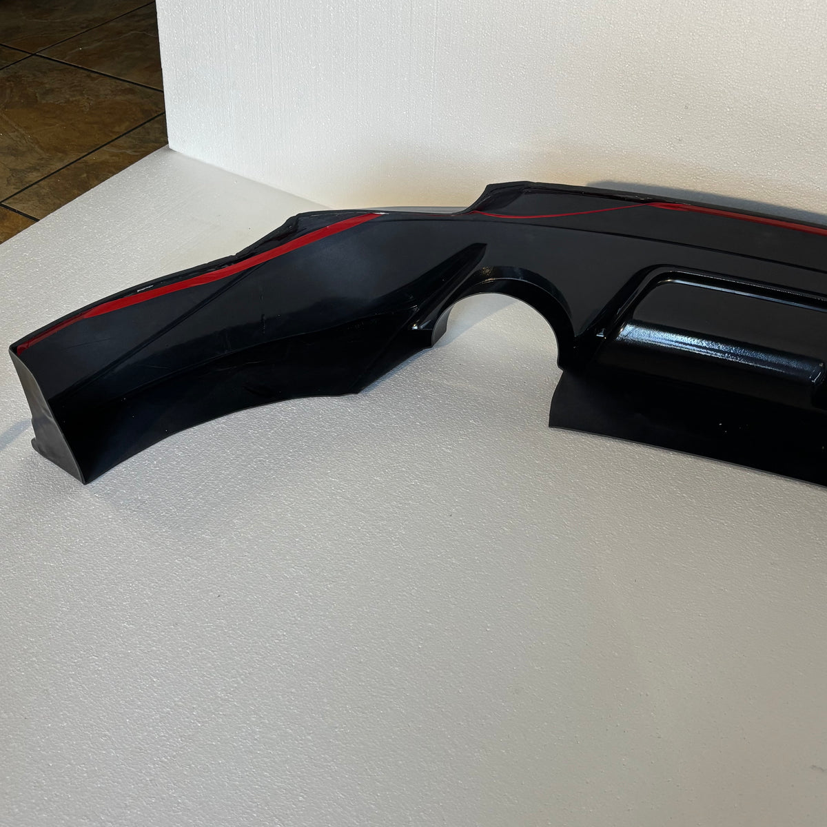 FRONT AND REAR LIP FOR MAZDA CX-5 22-24 GLOSS BLACK