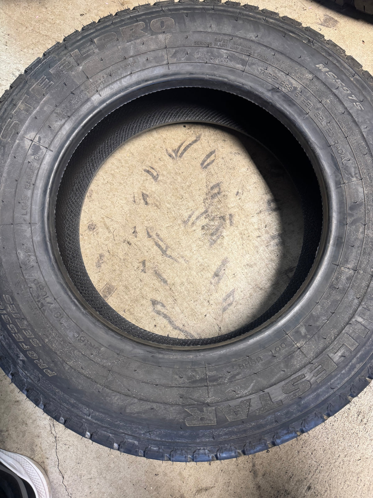 NOS MILESTAR STEELPRO MS975S BSW LT 195 75 16 107/105R 8PLY HIGHWAY TERRAIN TIRE 24720006