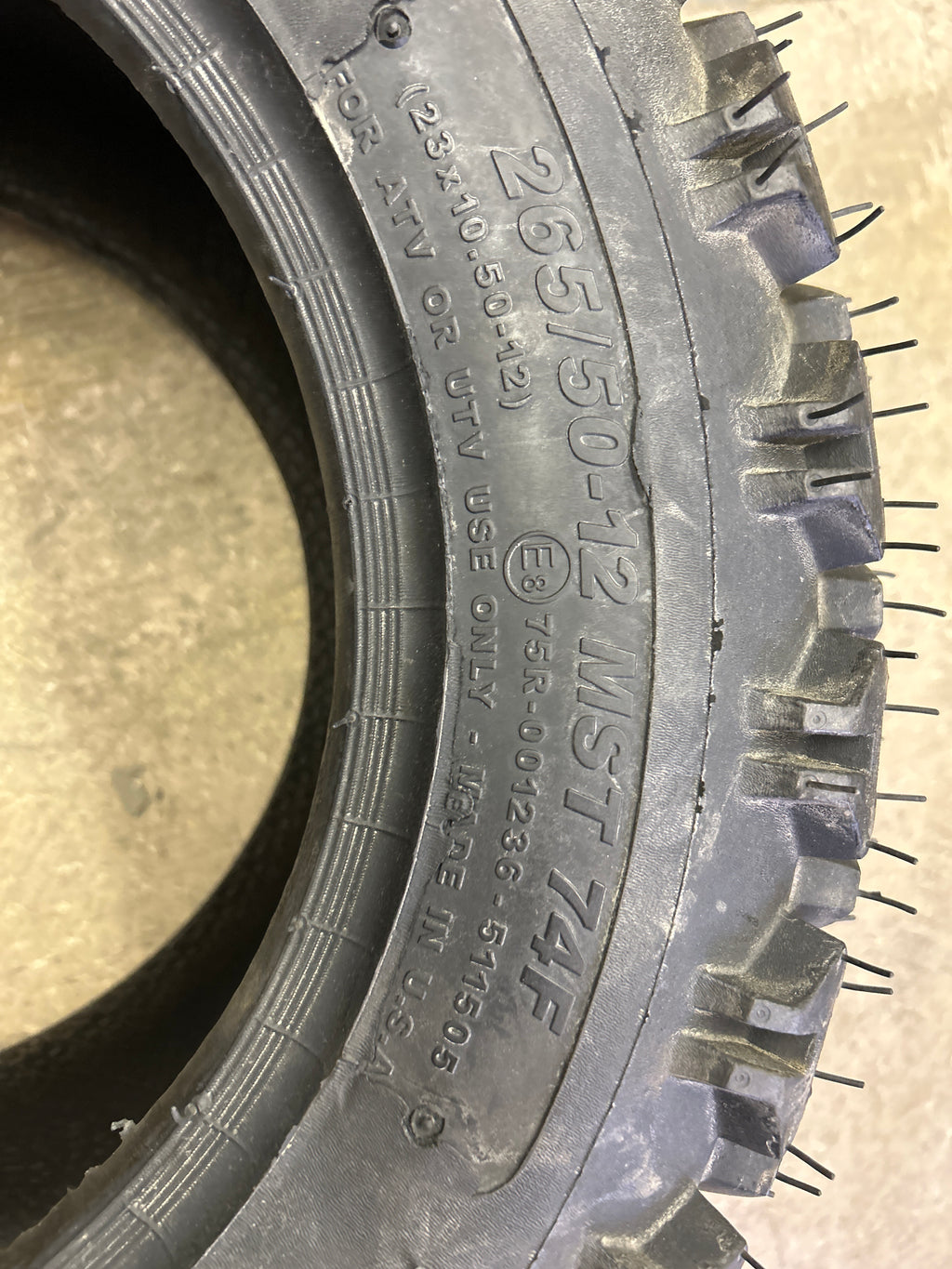 CARLSTAR ALL TRAIL BSW 265 50 12 74F 4PLY ATV/UTV TIRE 511505