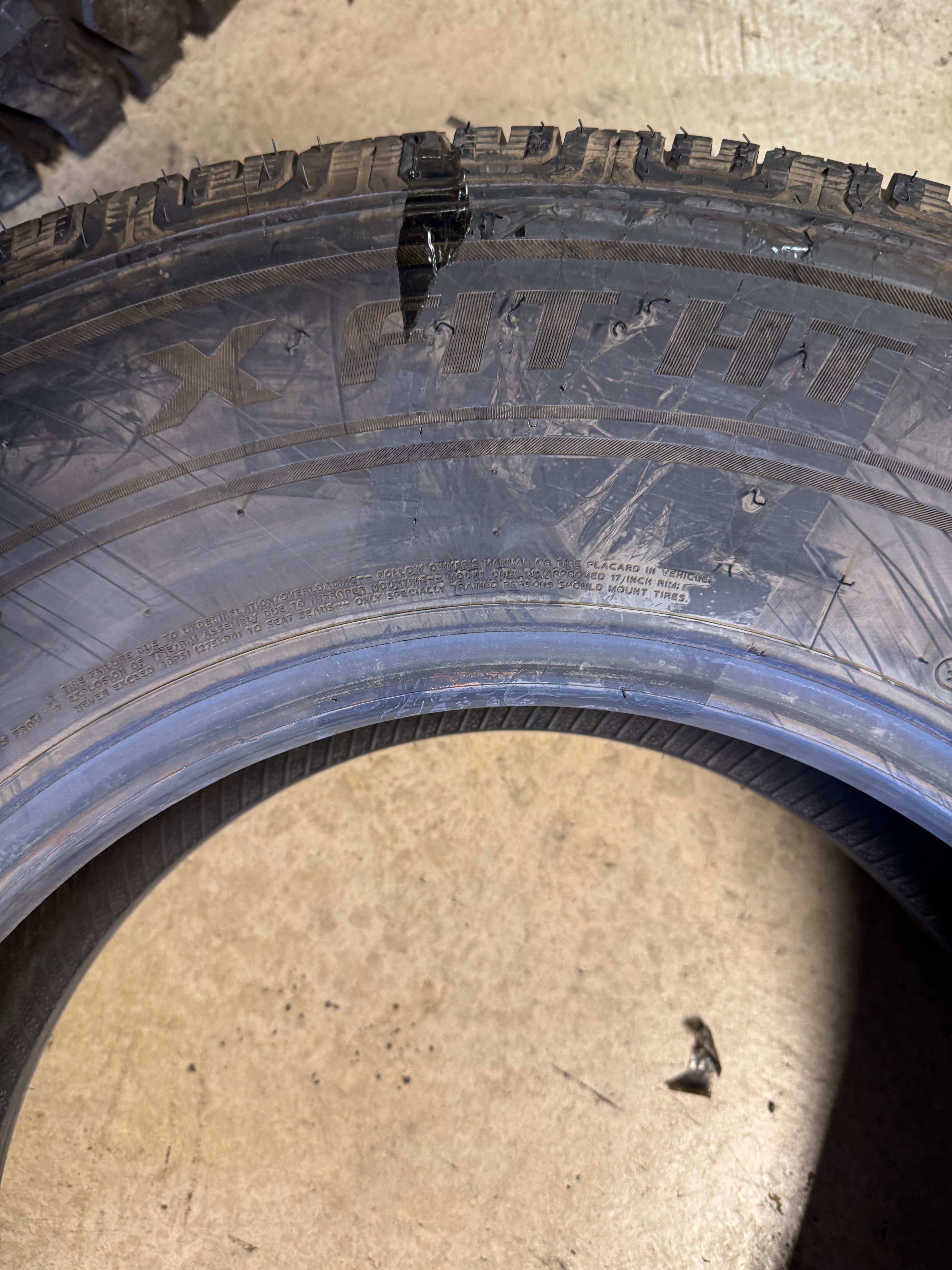 2 DOT NOS LAUFENN X FIT HT BSW LT 265 70 17 121/118S 10PLY ALL SEASON TIRE 2020475