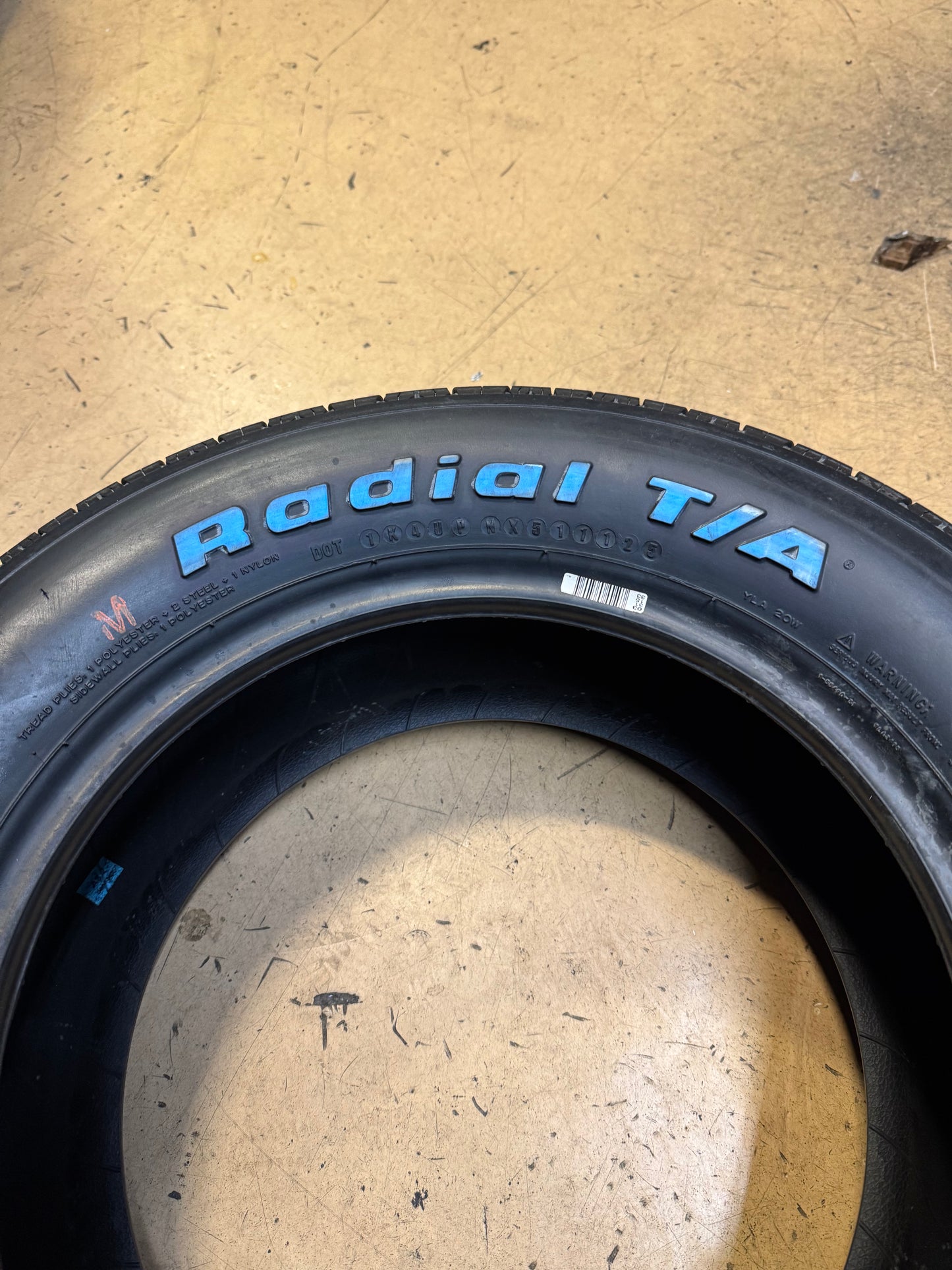 BFGOODRICH RADIAL T/A RWL P 225 60 15 95S ALL SEASON TIRE 10971